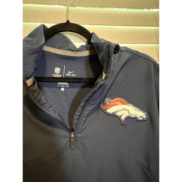 Nike OnField Denver Broncos 1/4 Zip Pullover - Size L - Picture 2 of 5